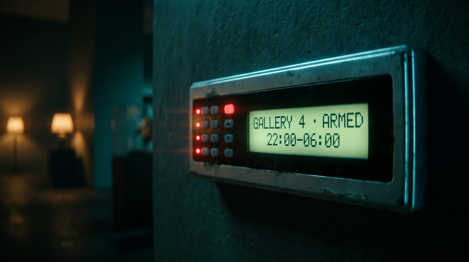 The alarm panel